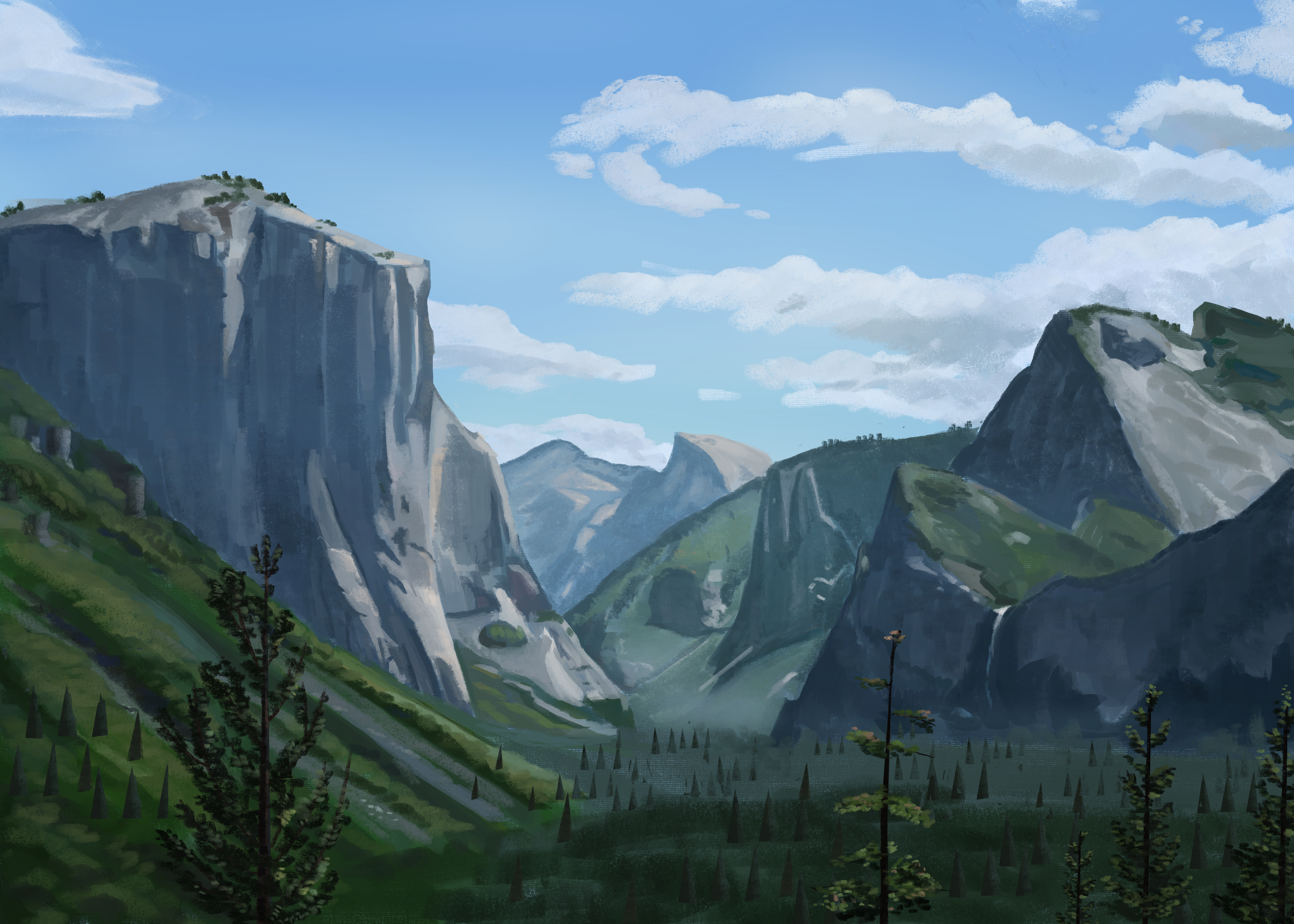 Landscape painting