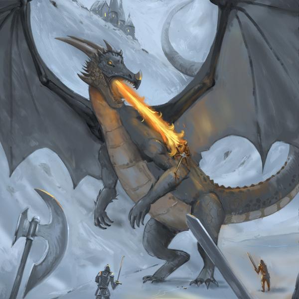 Fantasy Illustration - Dragon